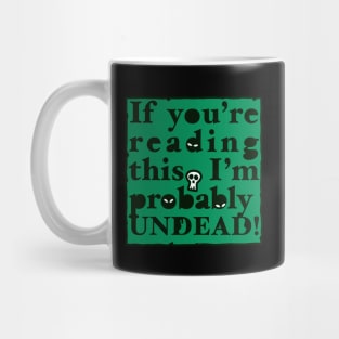 Undead Letter (green) Mug